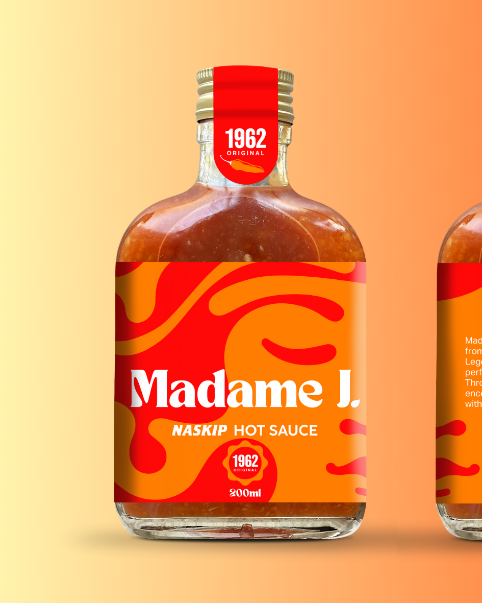 Madame J Naskip Hot Sauce 200ML Madame Jeanette Pepper